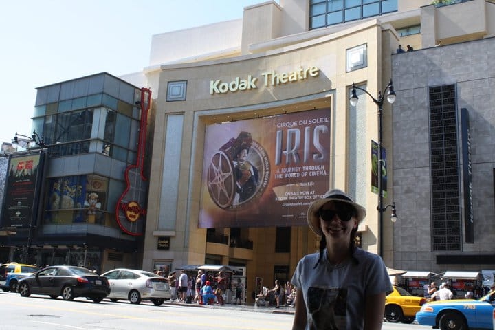 Me standing infront of the Kodak Theatre in Los Angelos - 2011.